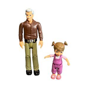 Vintage Beverly Hills Sweet Lil Family Family  Grandpa & Sister Figures Dollhous